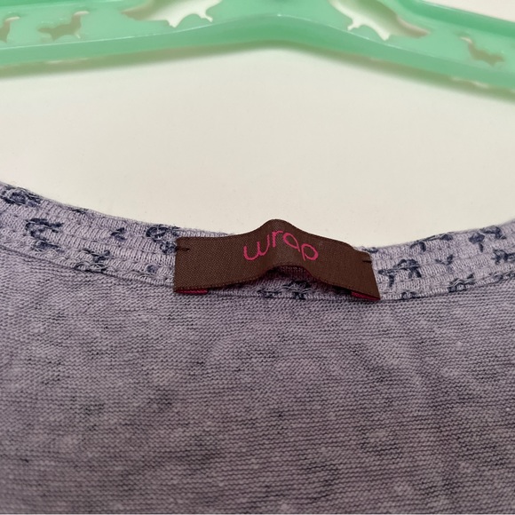 Wrap London Violet Linen Jersey Knit Camisole Tank Top Print UK 12 - Picture 3 of 12